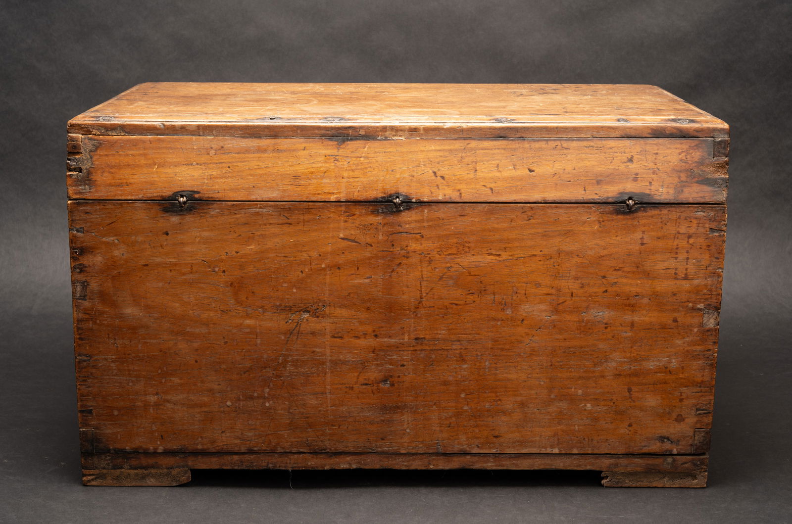 18th c. Early Portable Document Chest - 7