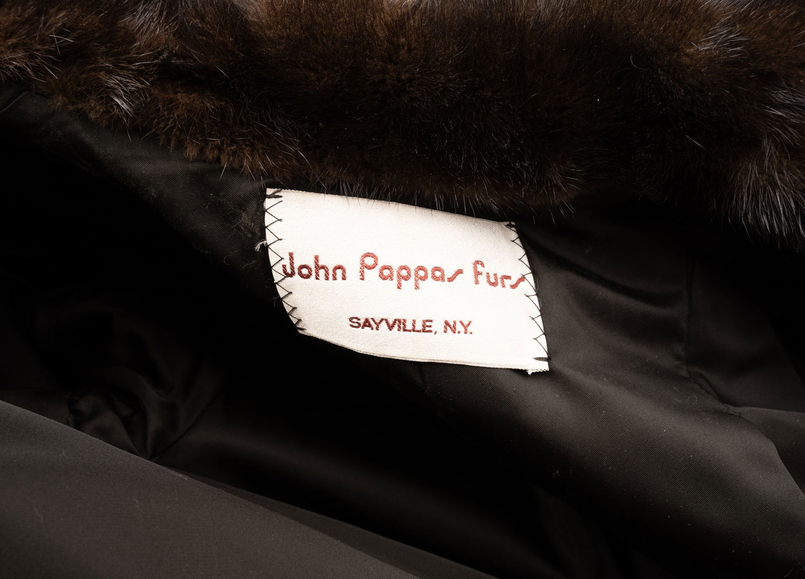 John Pappas Mink Fur in Chevron Pattern - 3