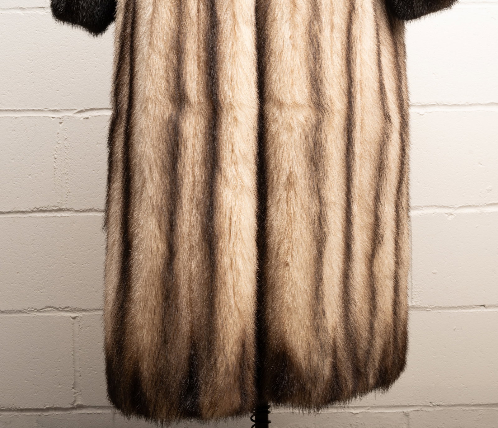 John Pappas Mink Fur in Chevron Pattern - 8