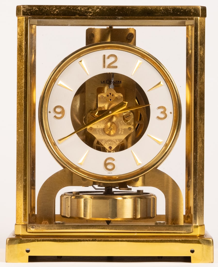 1950s Jaeger Le Coultre & Cie Atmos Mantle Table Clock Cal. 526-5 Running Condition (1 of 7)