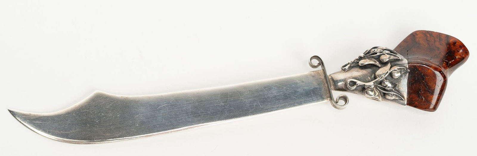 Sterling Silver Amber Dagger - 2