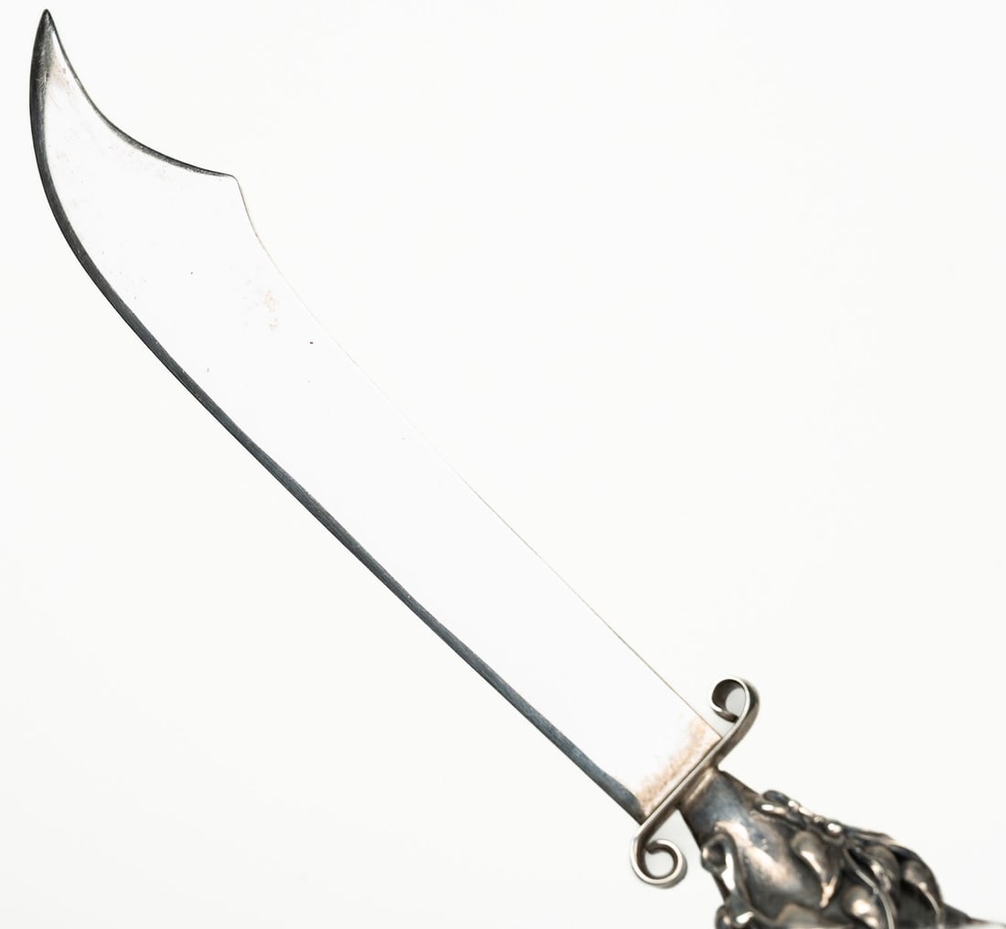 Sterling Silver Amber Dagger - 7