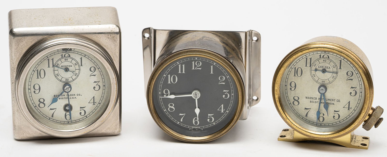 Marine Clock Barometer Nautical Collection Grouping - 6