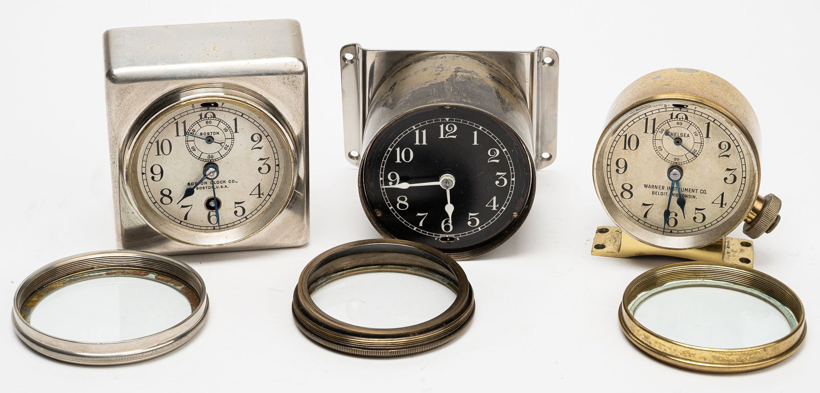 Marine Clock Barometer Nautical Collection Grouping - 7