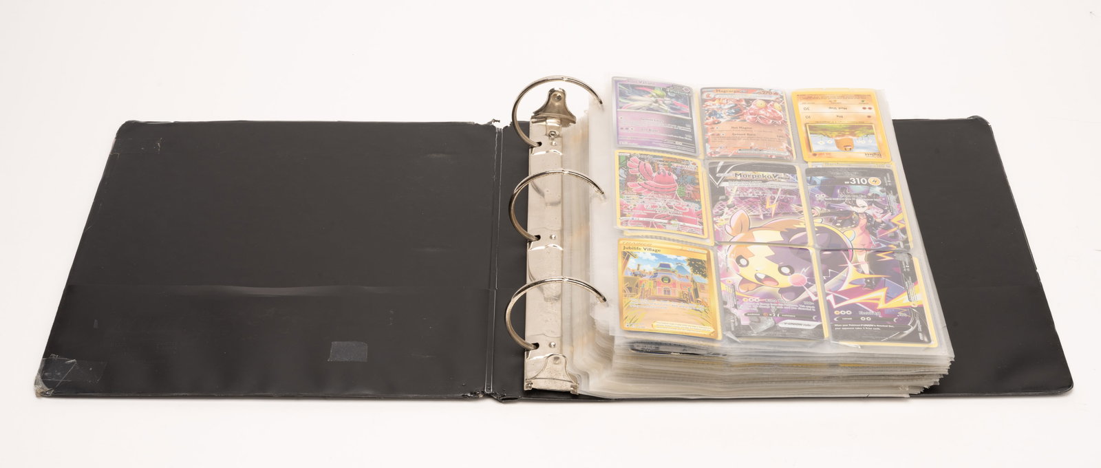 Vtg Pokemon Card Binder Over 500 Cards: Vintage Pokemon Card Binder Over 500 Cards Full of Character Cards Morepeko Charizard Pikachu Mewtwo Psyduck Eevee Jigglypuff Psychic and Many Others Plenty of Trainers and Energy as Well Good to Very