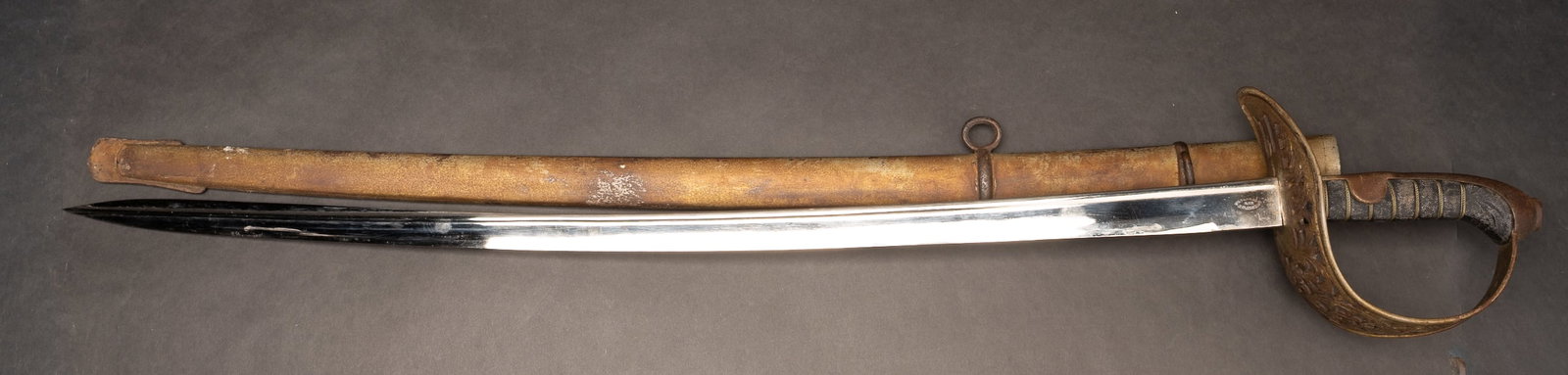 WWI US m.1913 Patton Cavalry Saber Sword Springfield Armory with Steel Scabbard (1 of 14)