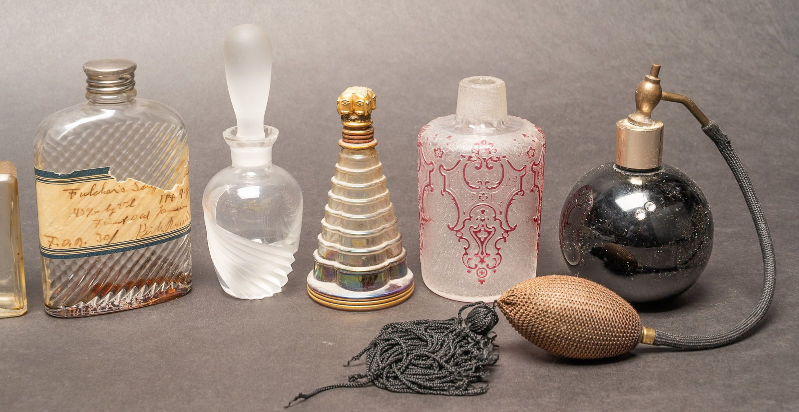 Large Perfume Bottle & Atomizer Collection - 4