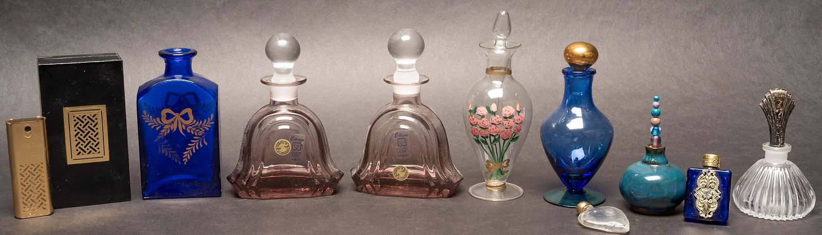 Large Perfume Bottle & Atomizer Collection - 5