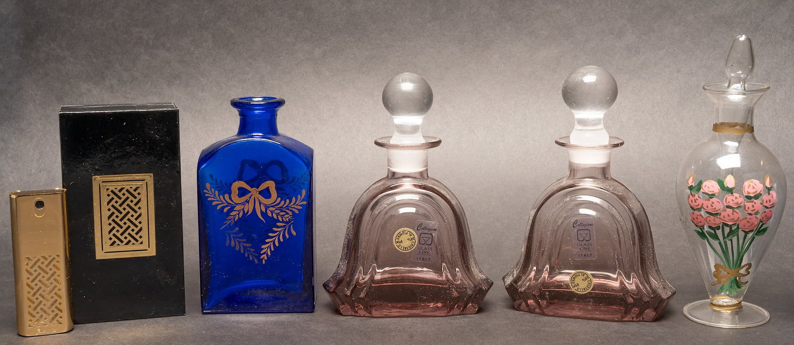 Large Perfume Bottle & Atomizer Collection - 7