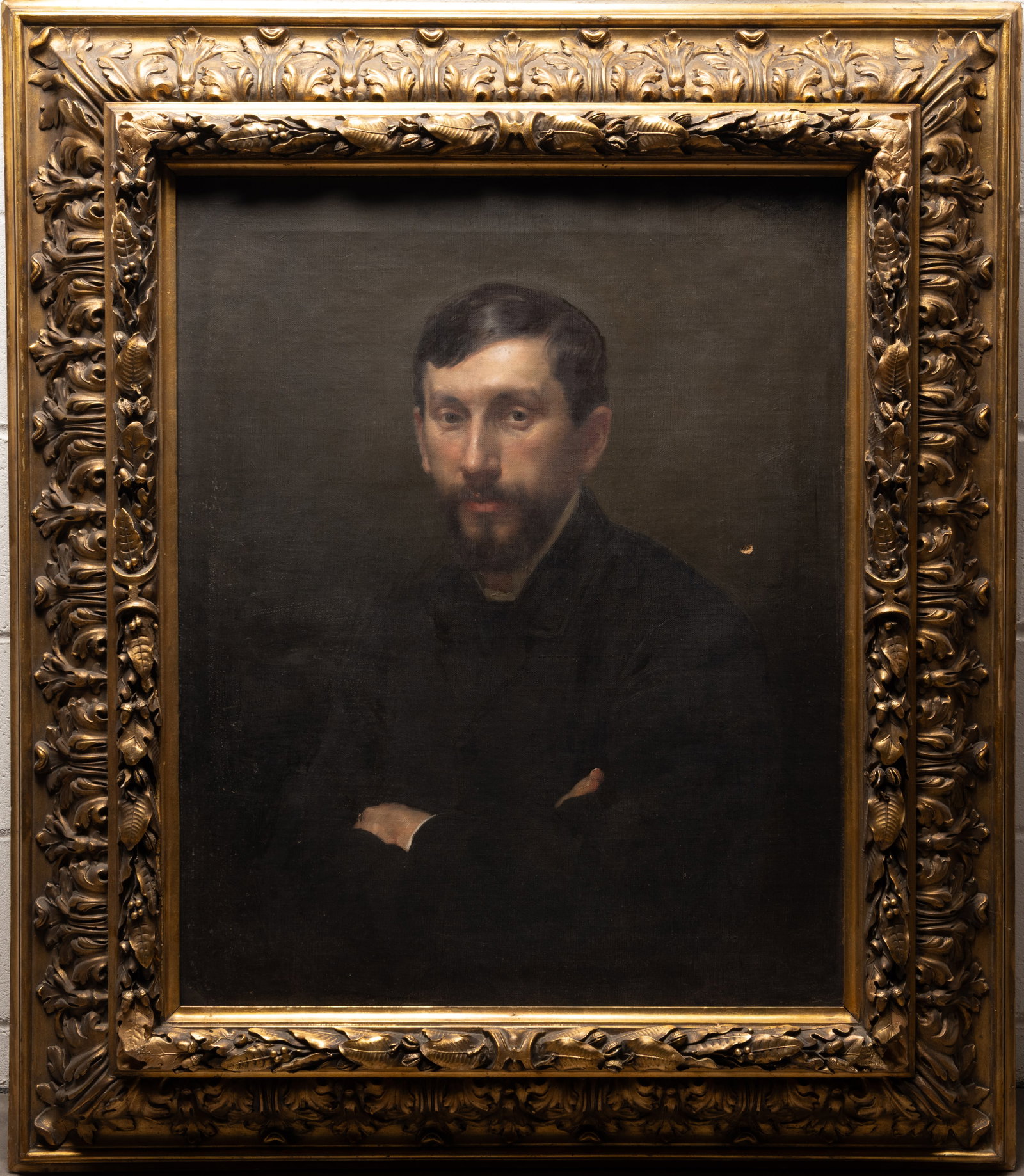 John Singer Sargent ( America 1856 -1925) Self Portrait Oil on Canvas: John Singer Sargent ( American 1856 - 1925 ) Self Portrait Oil on Canvas Capturing the Quiet Dignity and Showcases the Artist?s Precision Blended With a More Modern Somber Palette the Subject Presente