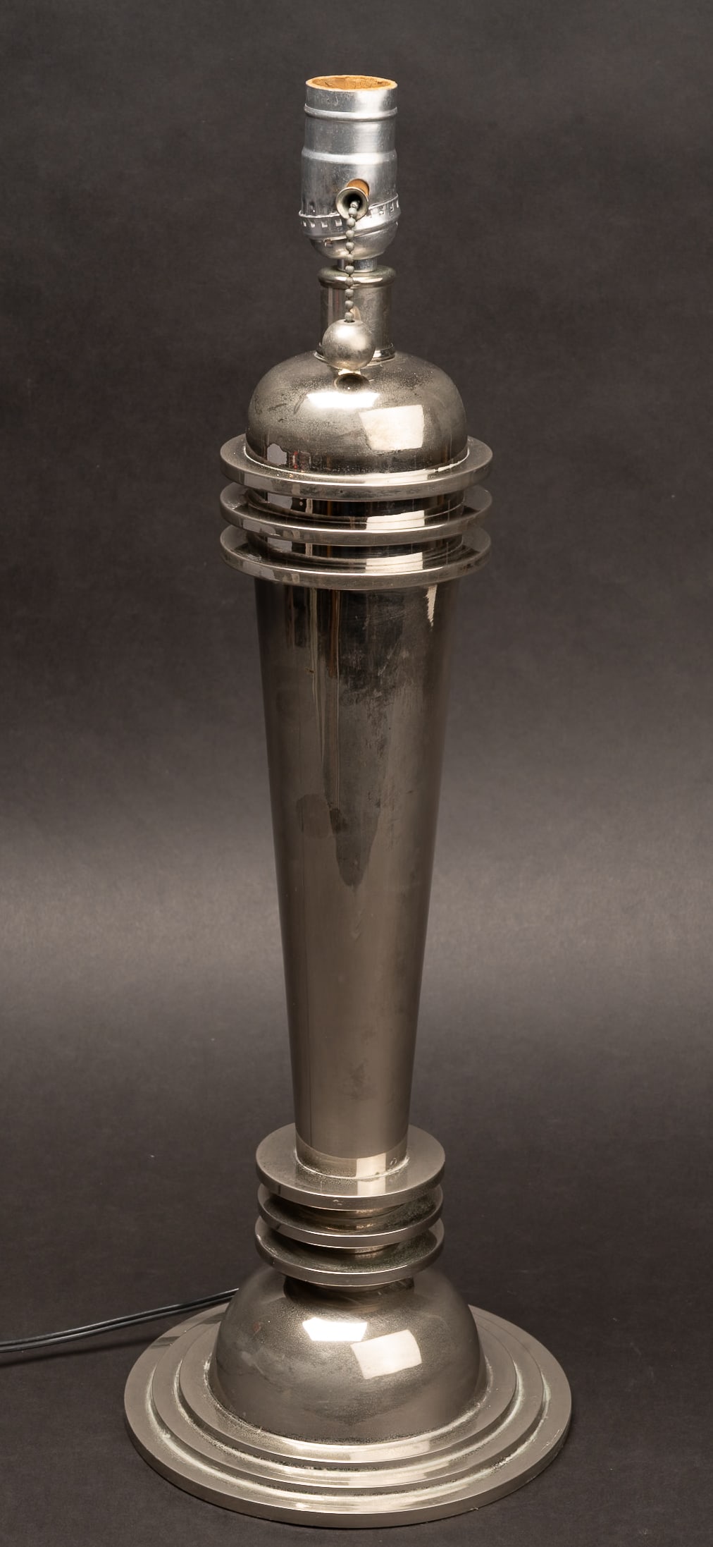 Donald Deskey Machine Age Somerset Art Deco Chrome Desk Lamp (1 of 9)