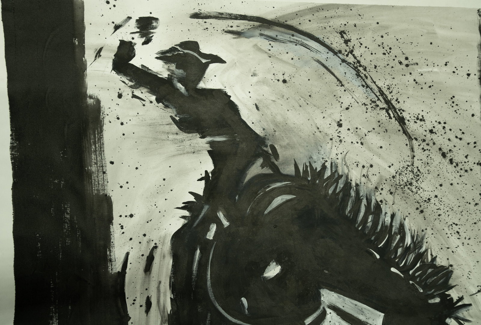 Richard Hambleton ( Canada/ America 1952-2017 )" Marlboro Man " Signed - 4