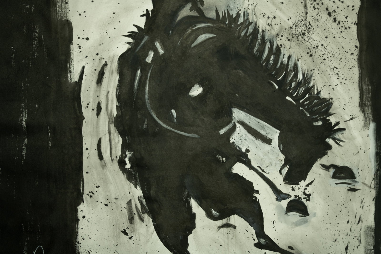 Richard Hambleton ( Canada/ America 1952-2017 )" Marlboro Man " Signed - 5