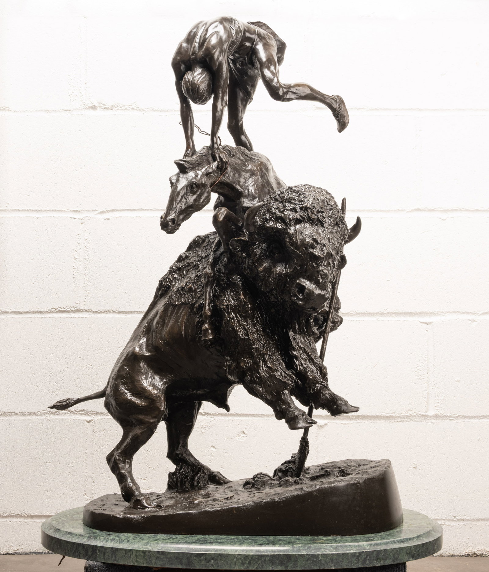 Frederic Remington ( America 1861-1909) Bronze "Buffalo Horse" (1 of 15)