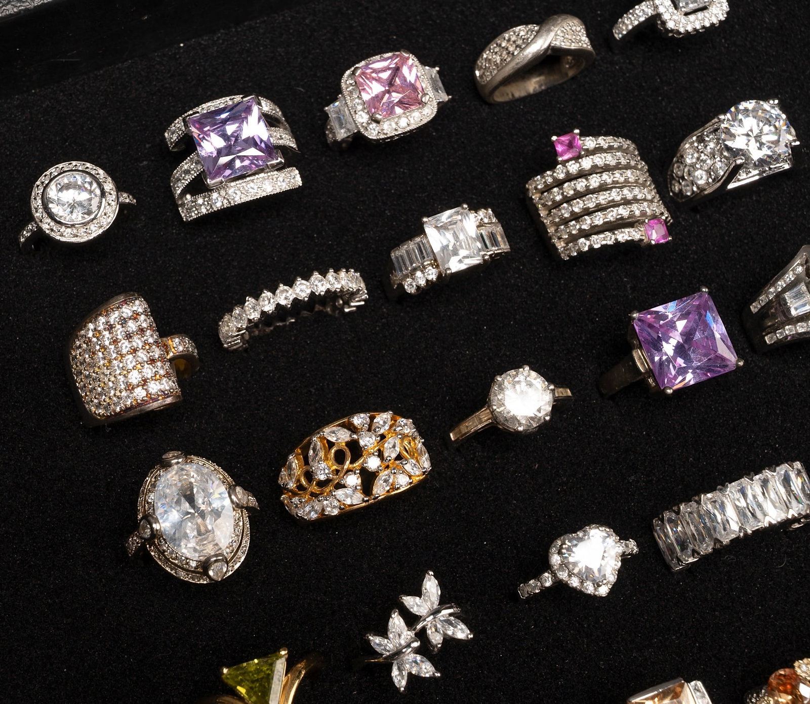 Large Sterling Silver Ring Collection - 2