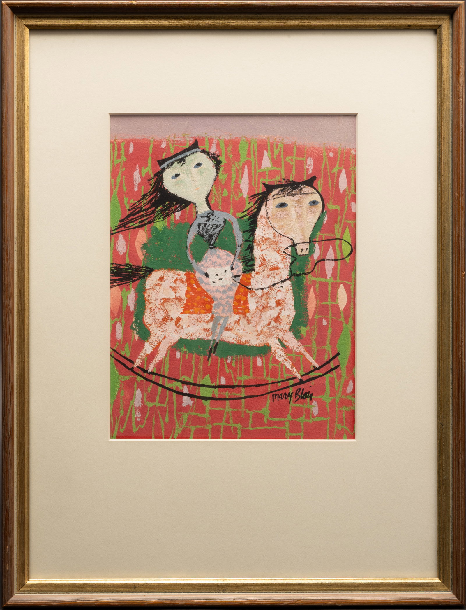 Mary Blair (New York/California, 1911-1978) Mixed Media Gouache (1 of 6)