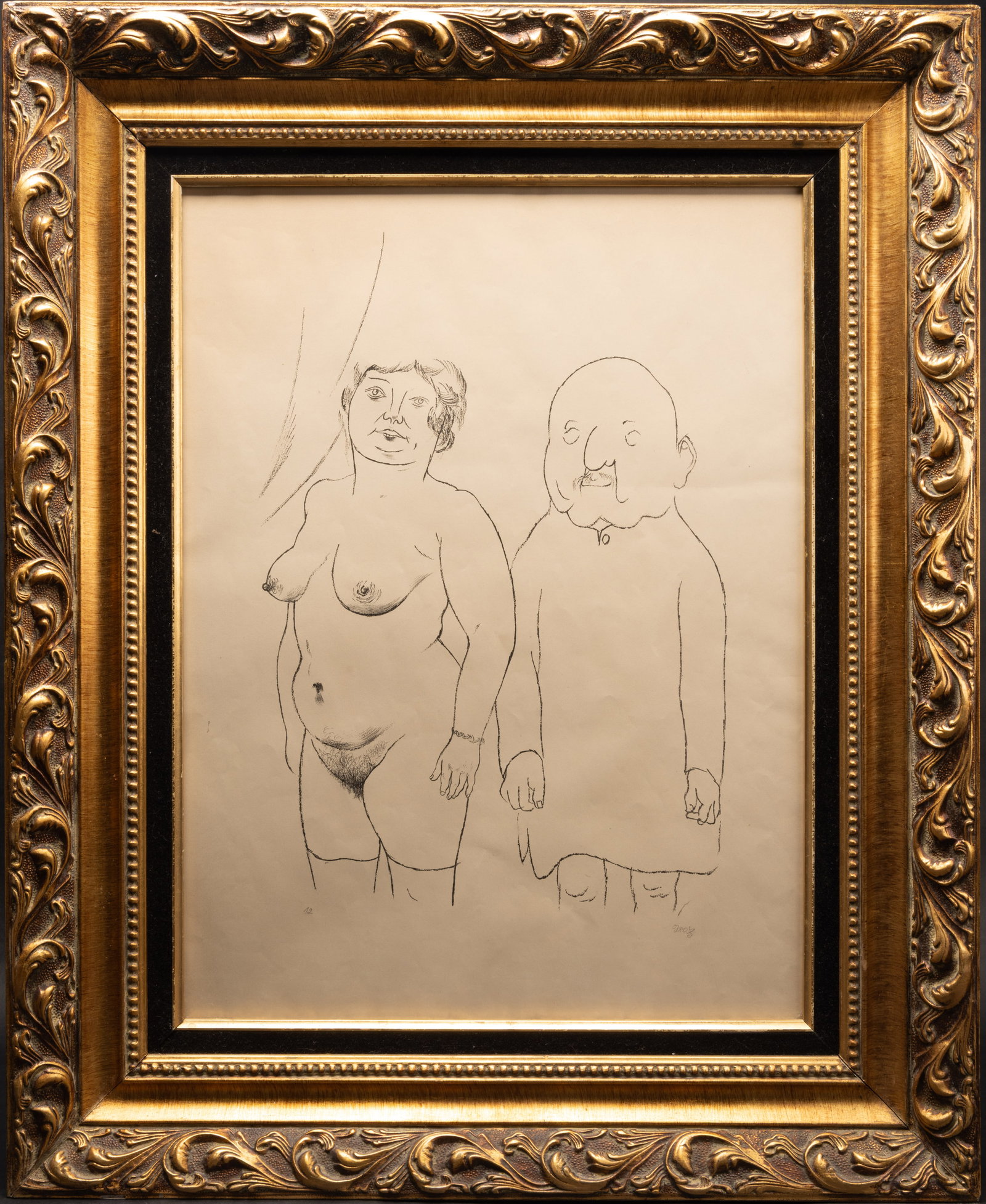 George Grosz (American/German, 1893-1959) "Ehepaar" Married Couple 1922 (1 of 5)