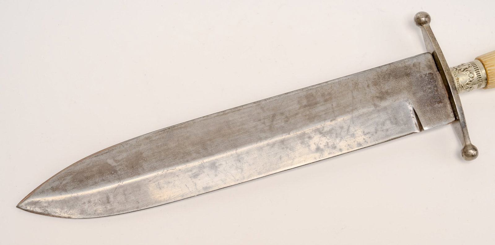 Carl M. Eickhorn Solingen German Dagger Bone Grip w/ Sheath - 4