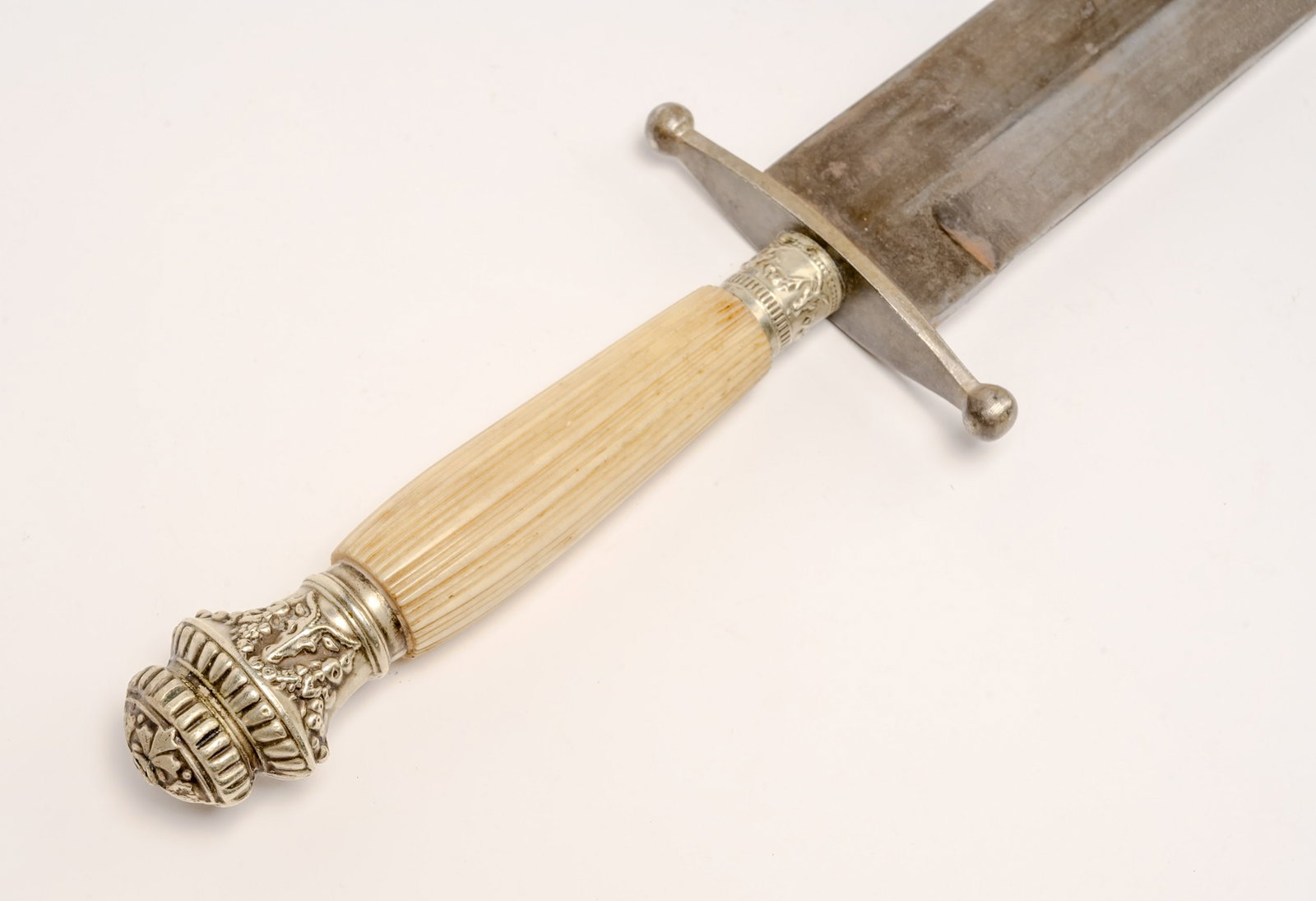 Carl M. Eickhorn Solingen German Dagger Bone Grip w/ Sheath - 6
