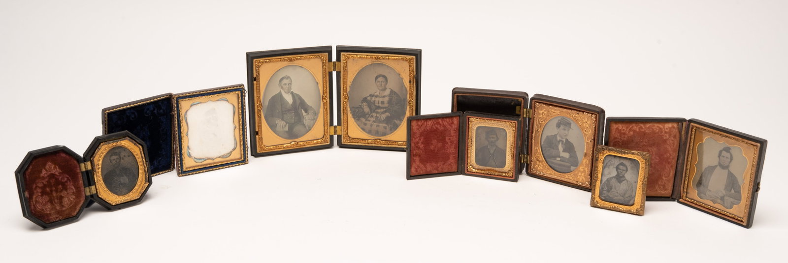 Civil War Era Photographic Portrait Group Daguerreotype Tintype Ambrotype Union Cases etc (1 of 13)