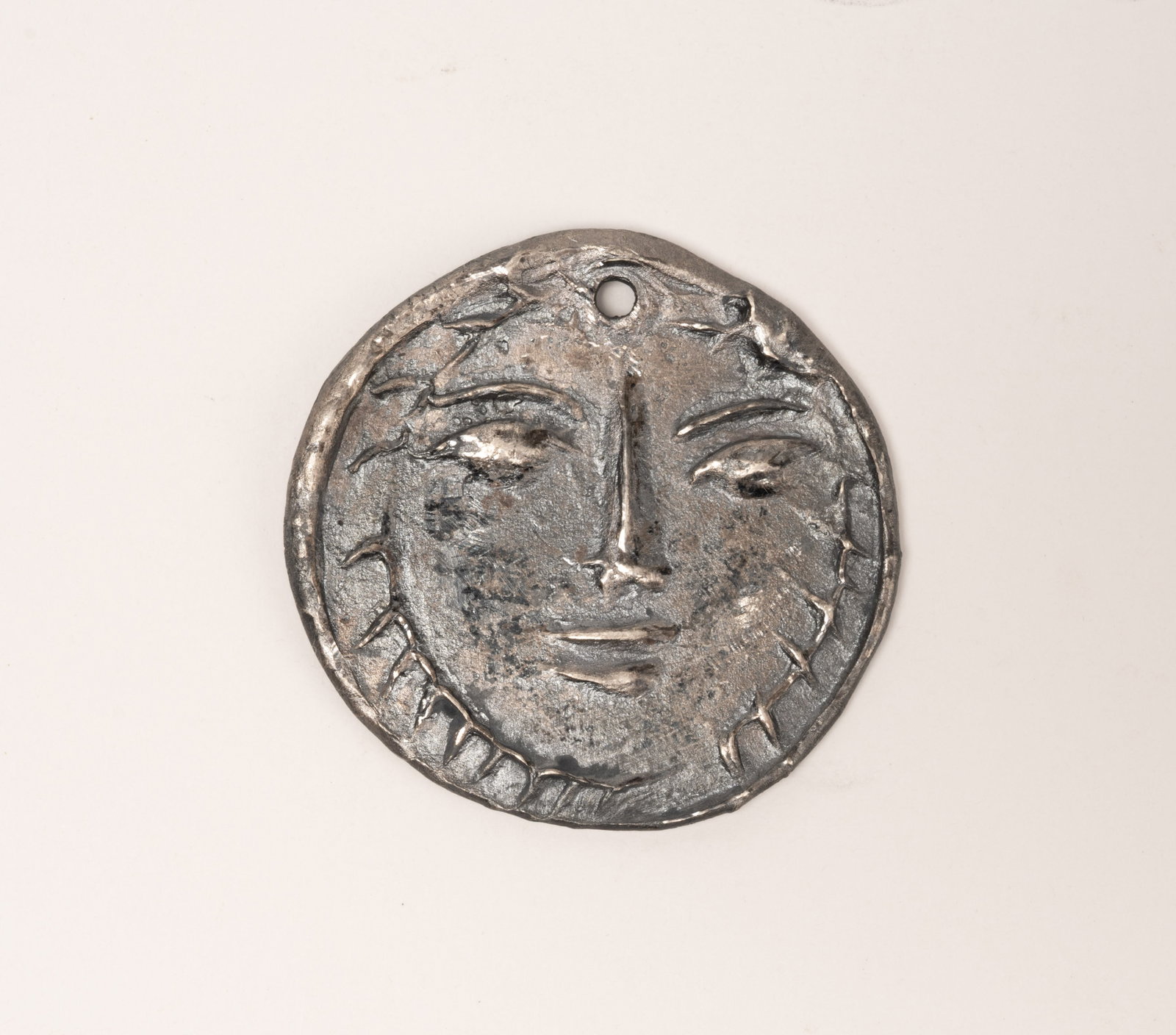 Pablo Picasso ( Spain 1881-1973) " Visage de Femme" Sun Silver Pendant Medallion (1 of 4)