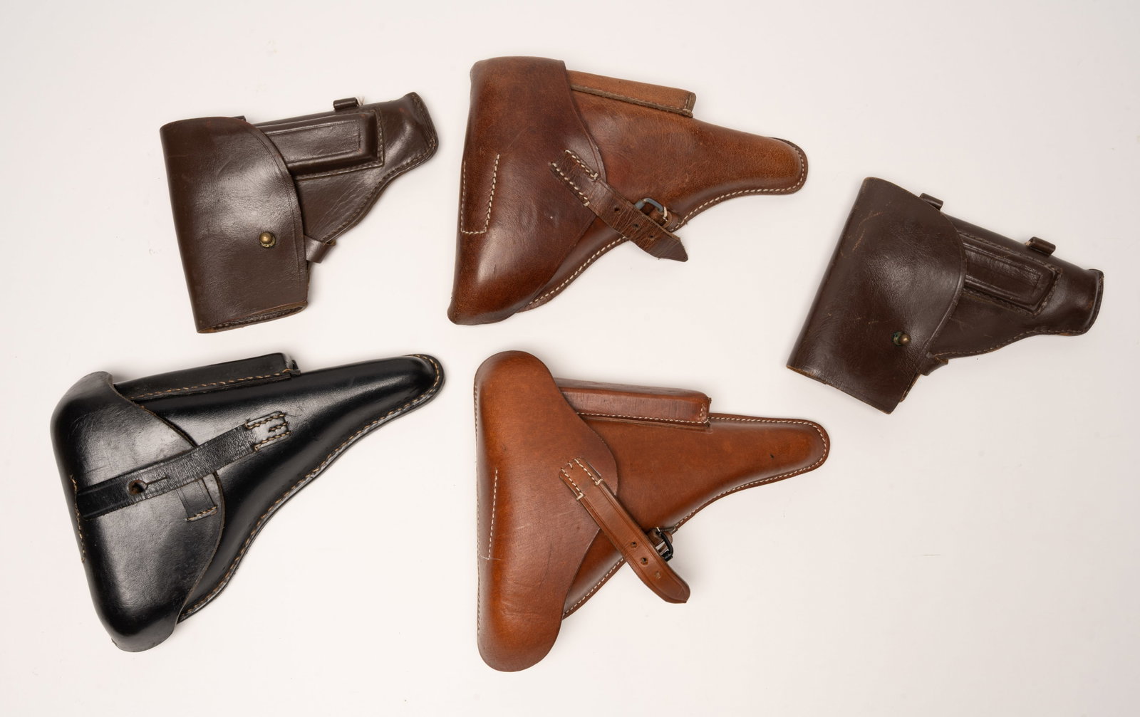 Militaria Gun Holster Collection P08 Luger etc (1 of 11)