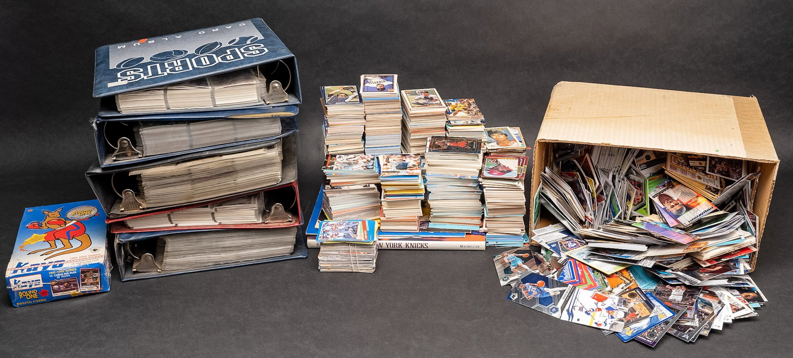 Large Unsearched Sports Trading Card Collection With NFL Binder and Thousands of Loose Cards (1 of 10)