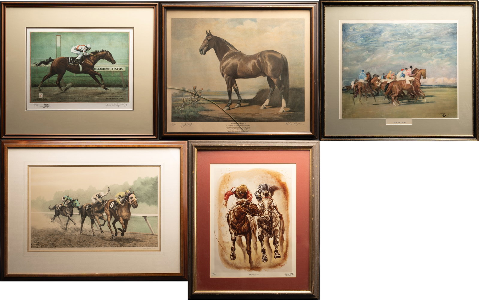 Horse Racing & Equestrian Collection Limited Edition Prints Mel Hunter Bryant John Banks Munnings (1 of 15)