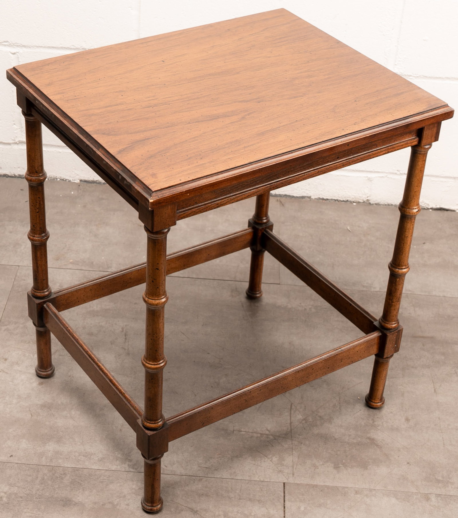 Baker Furniture Co Bamboo Stackable Side Tables - 4