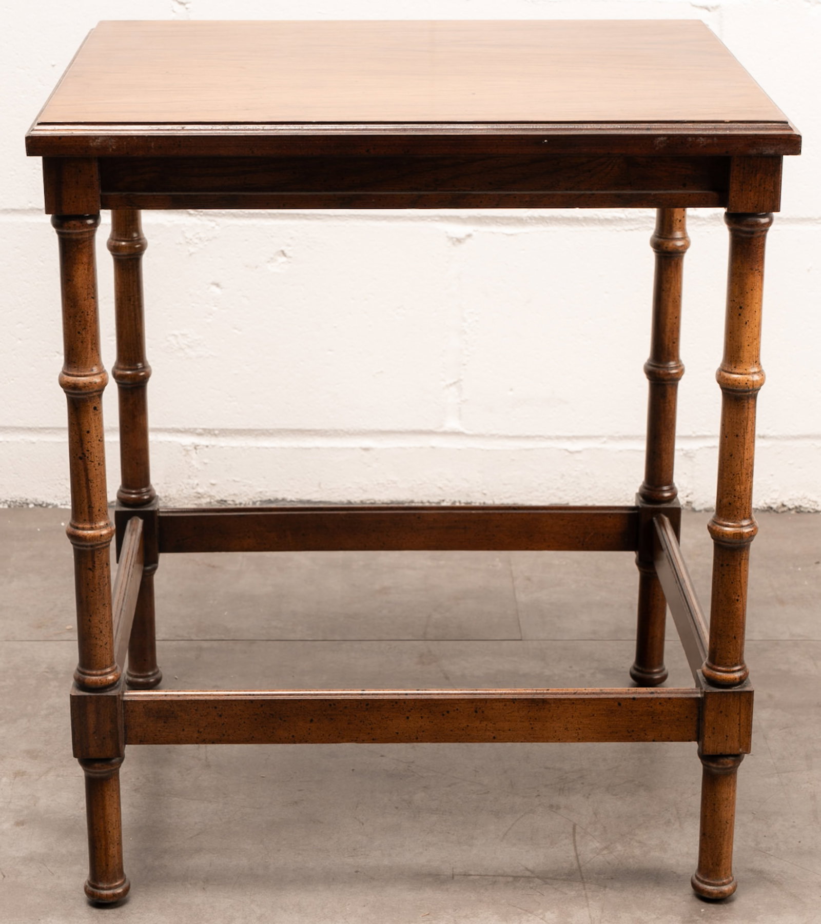 Baker Furniture Co Bamboo Stackable Side Tables - 5