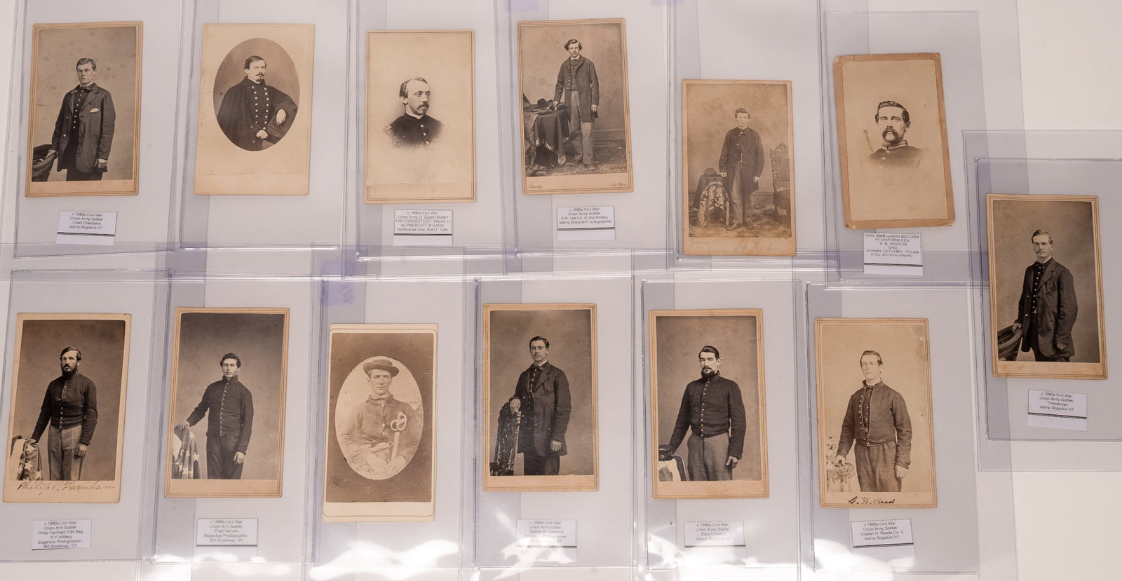 Civil War Union Army Soldiers & Officers Identified Signed CDV Photograph Collection (1 of 11)