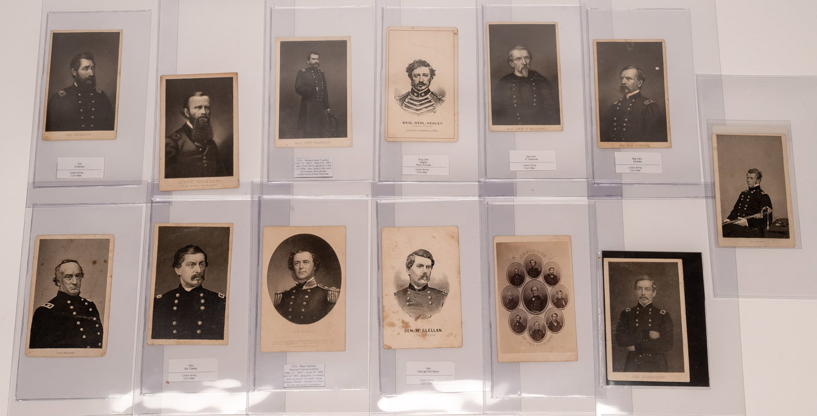 Important Civil War Era Union & Confederate Military Leaders CDV Engraving Collection (1 of 12)