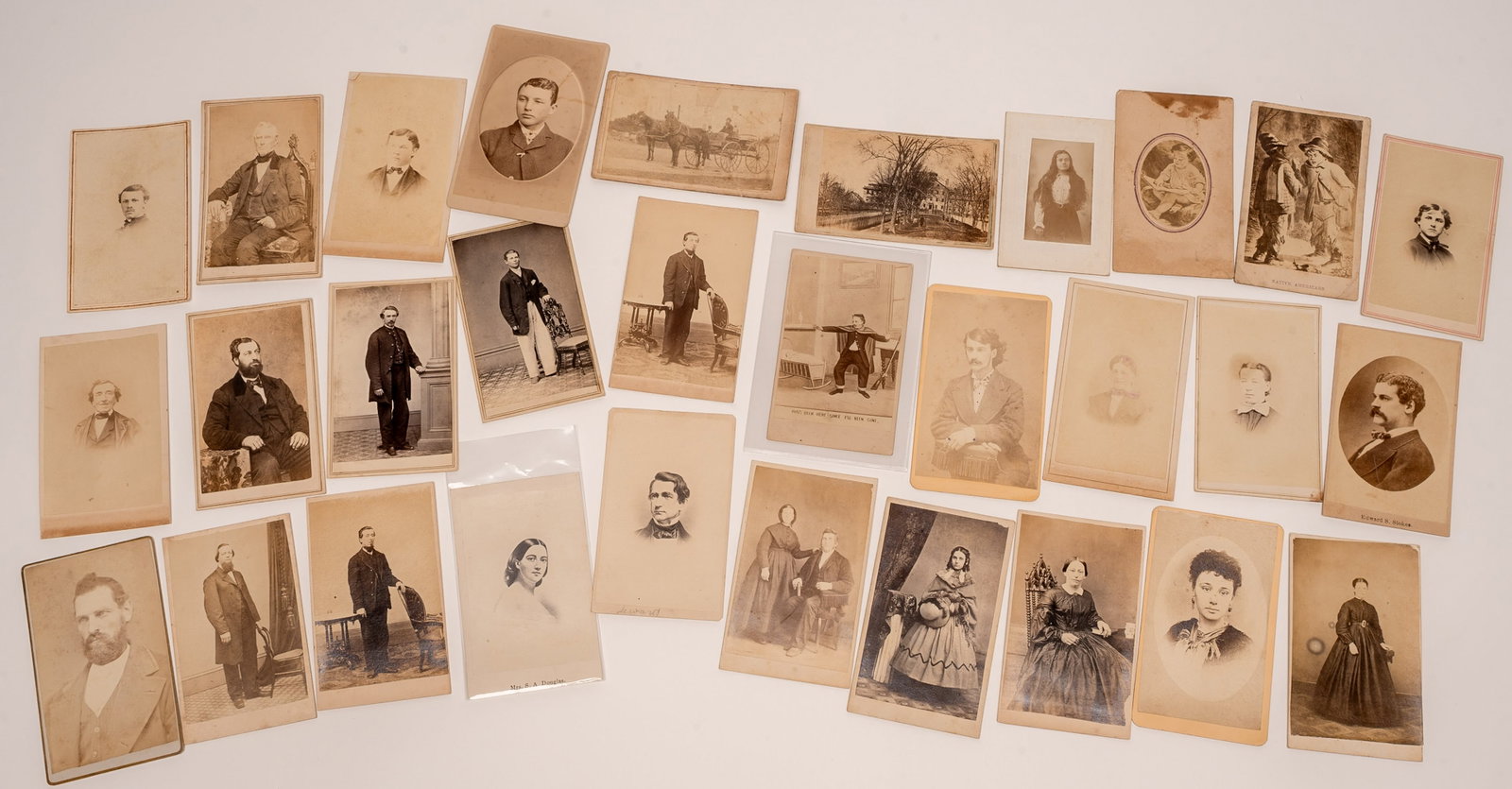 19th c. Civil War Era CDV Collection William H Seward Rose Adele Cutts Douglas Edward S Stokes etc (1 of 15)