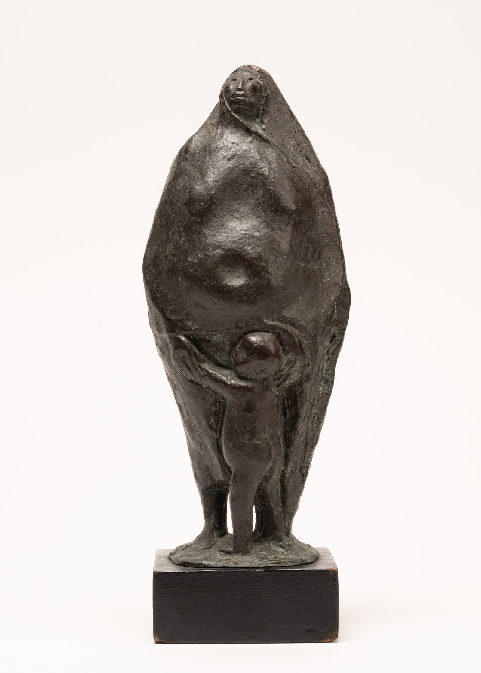 Francisco Zuniga ( Mexico American 1912-1998) ?Standing Mother & Child? Bronze Sculpture 1960 (1 of 10)