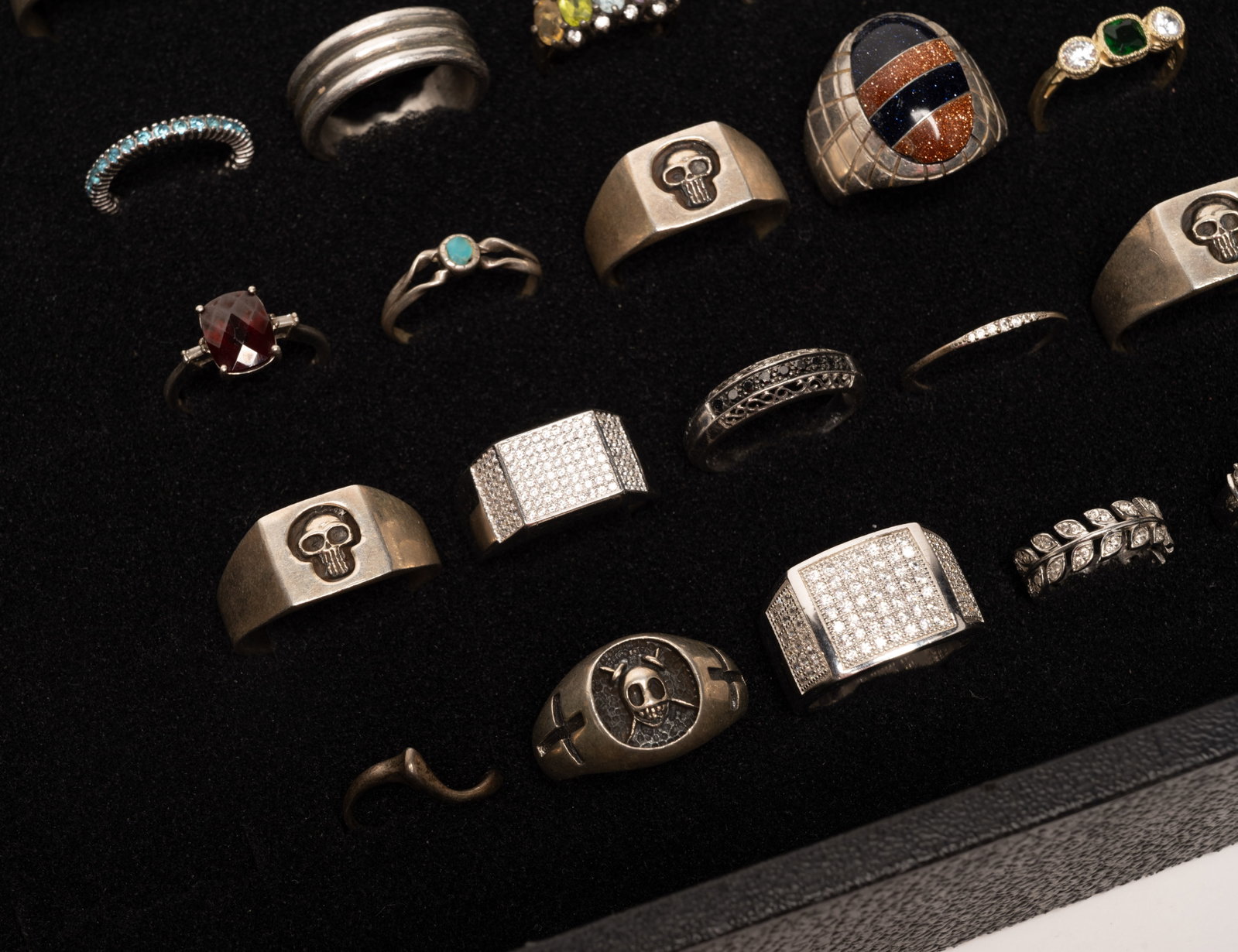 Large Sterling Silver Ring Collection - 2