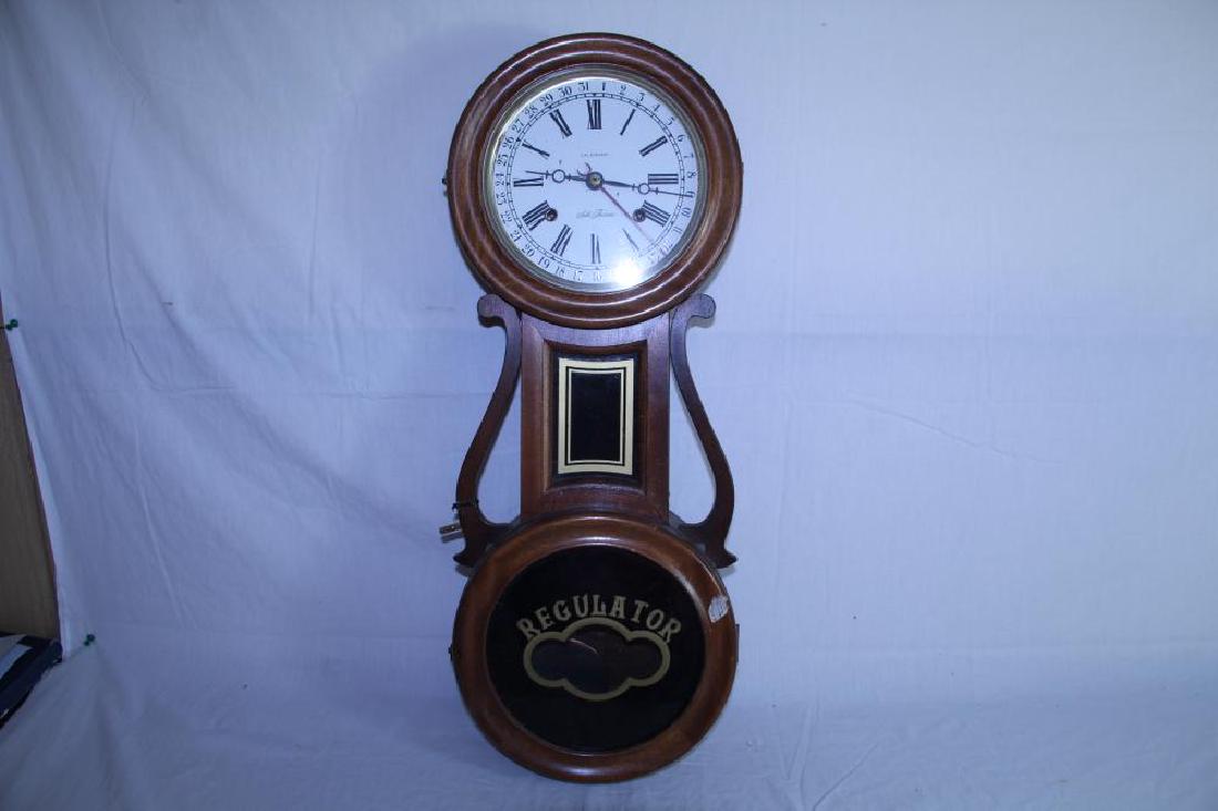 Nice Seth Thomas Regulator wall clock (1 of 13)