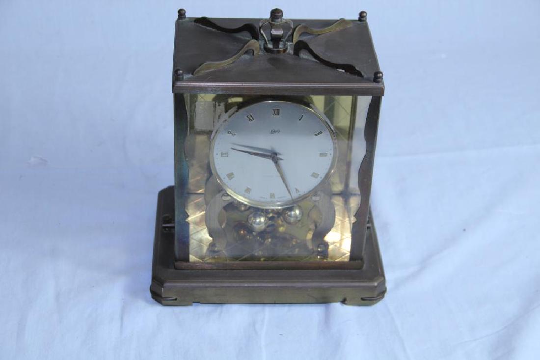 Brass clock made in Germany (1 of 11)