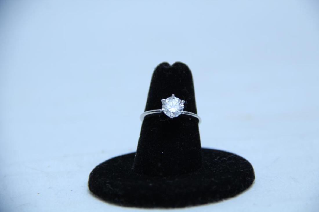Beautiful 1.3 karat diamond ring on 14k white gold (1 of 12)