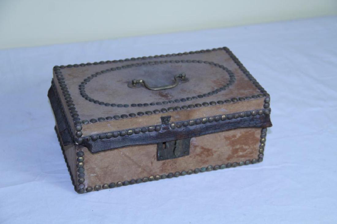 Victorian hide covered box (1 of 13)