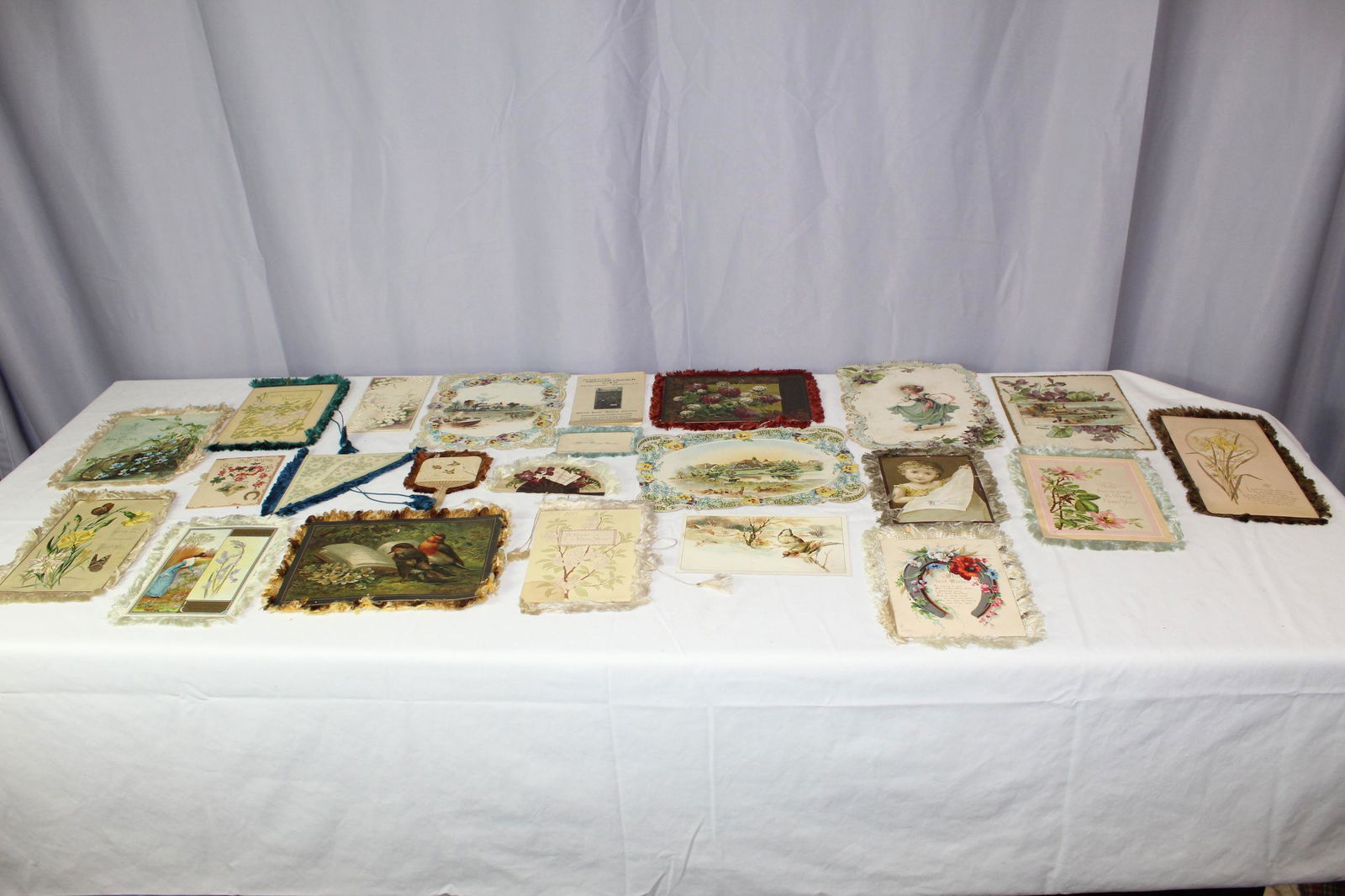 Lot of stain fringe cards (1 of 12)