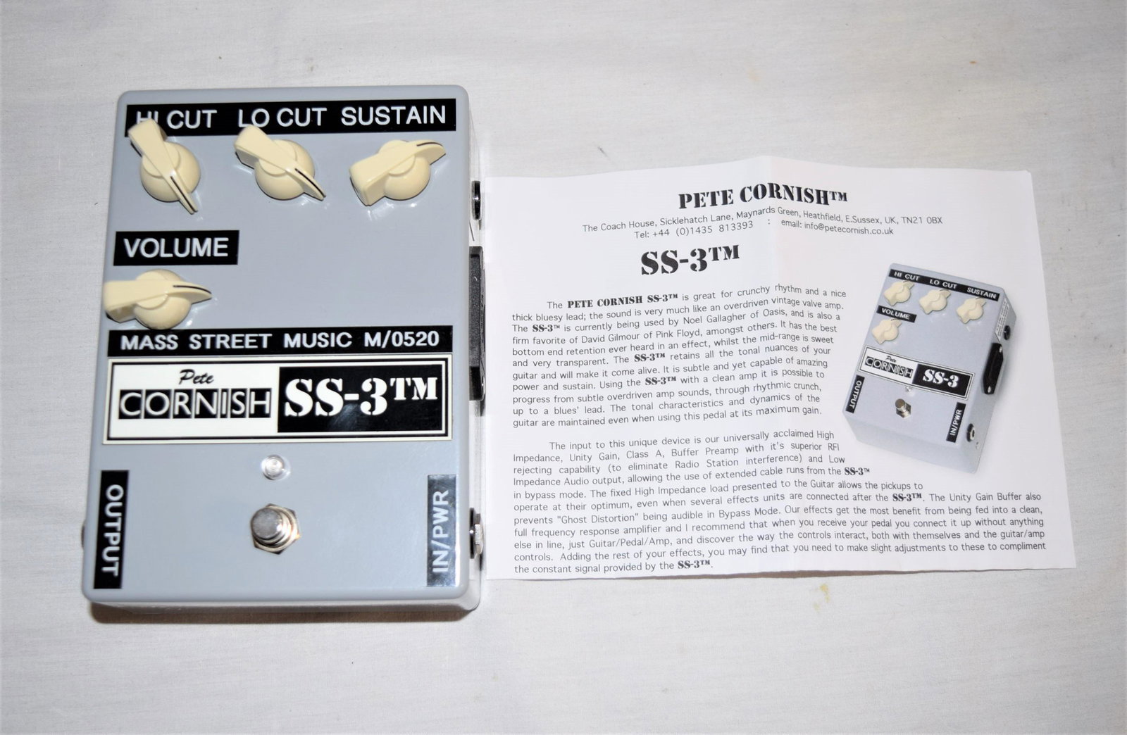 Pete Cornish SS-3 TM Distortion Pedal (1 of 9)