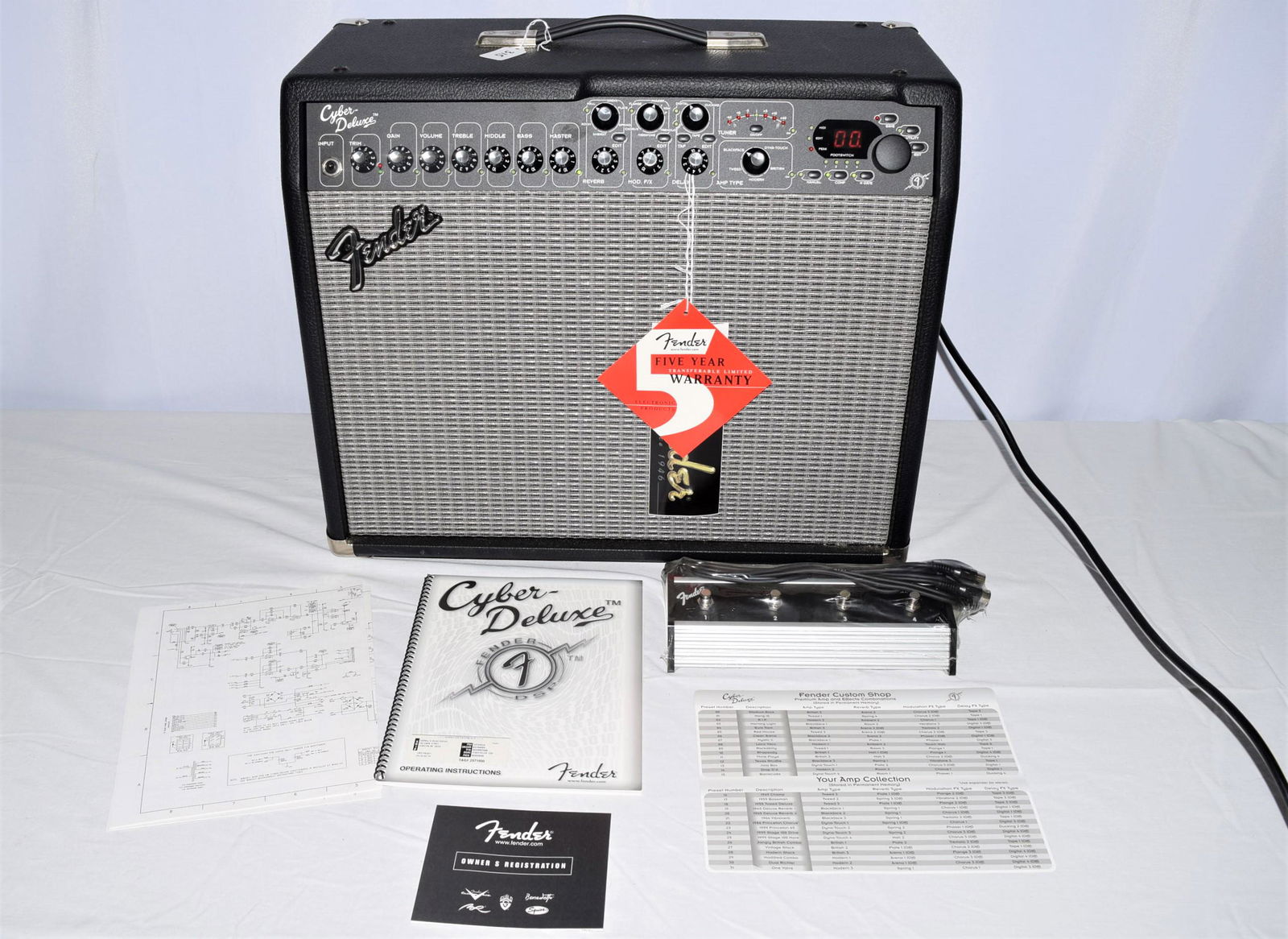 2002 Fender Cyber Deluxe Amplifier (1 of 9)