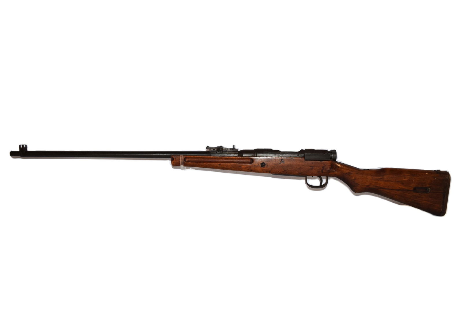 Japanese WWII Type 99 Arisaka Rifle: Japanese WWII Type 99 Arisaka Rifle. Bolt Action. Still bears the 16 petal Chrysanthemum which is a symbol of the Emperor showing it was manufactured for Imperial Japanese Army, along with the Japanes