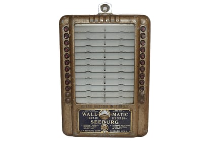 Vintage Wall-Matic Music Selector