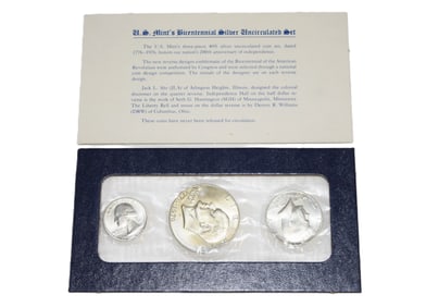 US Mint Bicentennial Silver Uncirculated Set