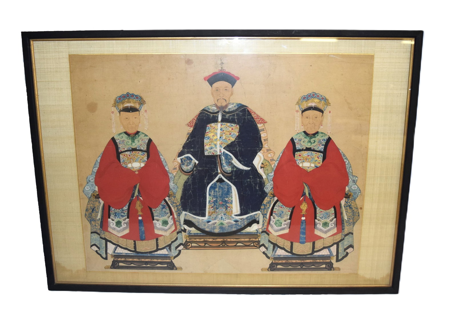 Framed Chinese Ancestral Portrait (1 of 20)