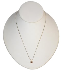 14K Yellow Gold Pendant Necklace