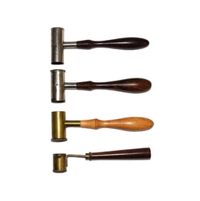 Lot of Four Vintage and Antique Adjustable Powder Drams