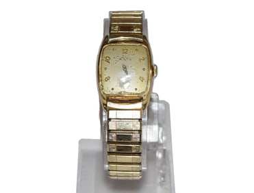 Lord Elgin 14K Yellow Gold "Mutual Of New York" Engraved Service Gift Watch