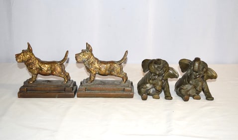 Two Sets of Vintage Bookends